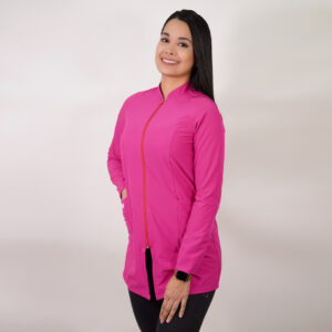 BATA MUJER TELA ANTIFLUIDOS. FUCSIA - ART. BC-13